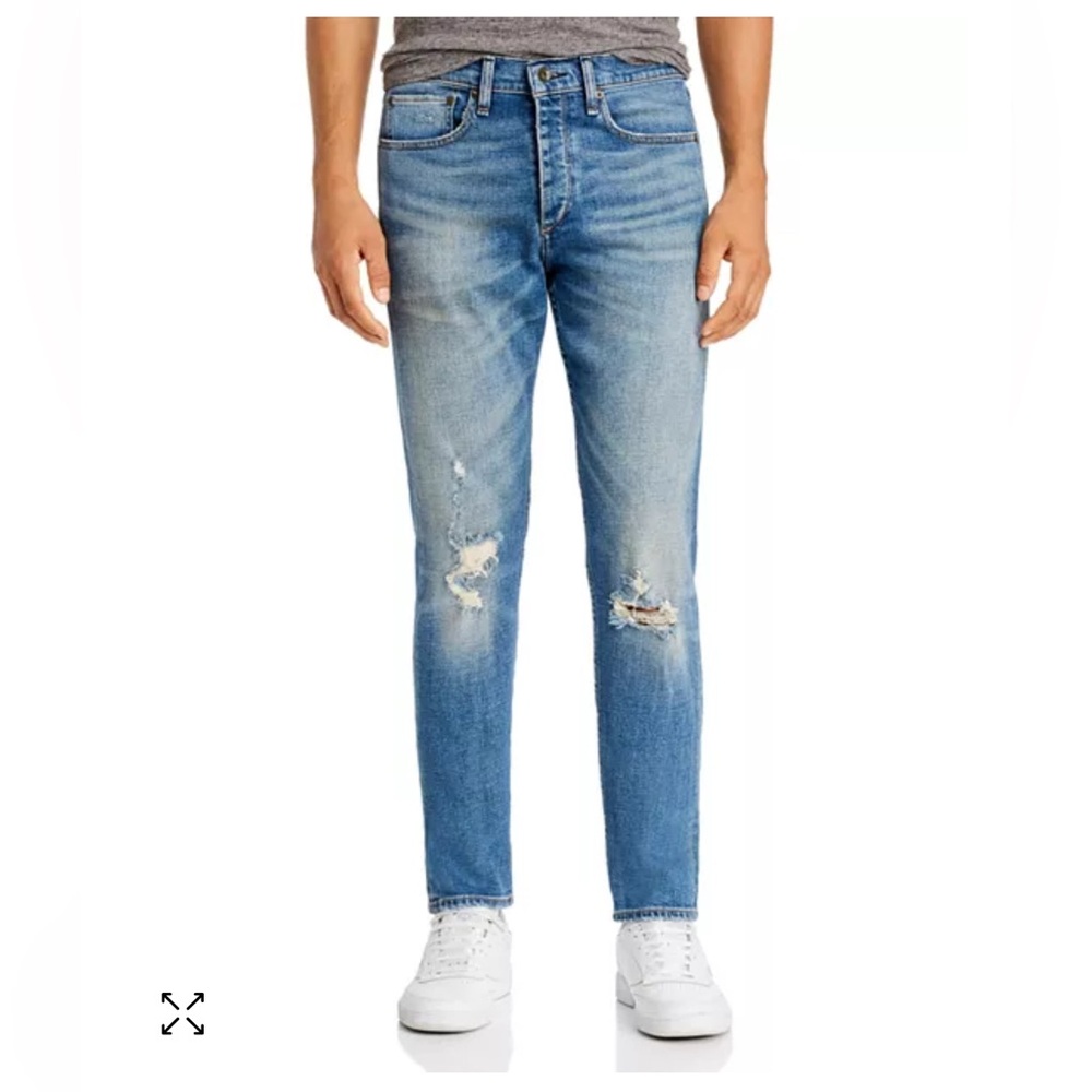 Rag & Bone Fit 2 Slim Fit Jeans in Palisade Distressed - NWT. FF - Picture 2 of 4